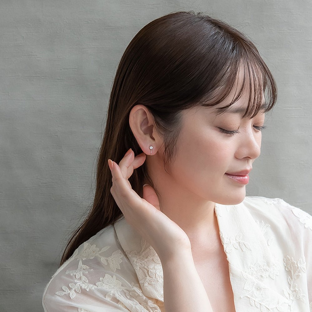 Sparkling CZ Clip On Earrings