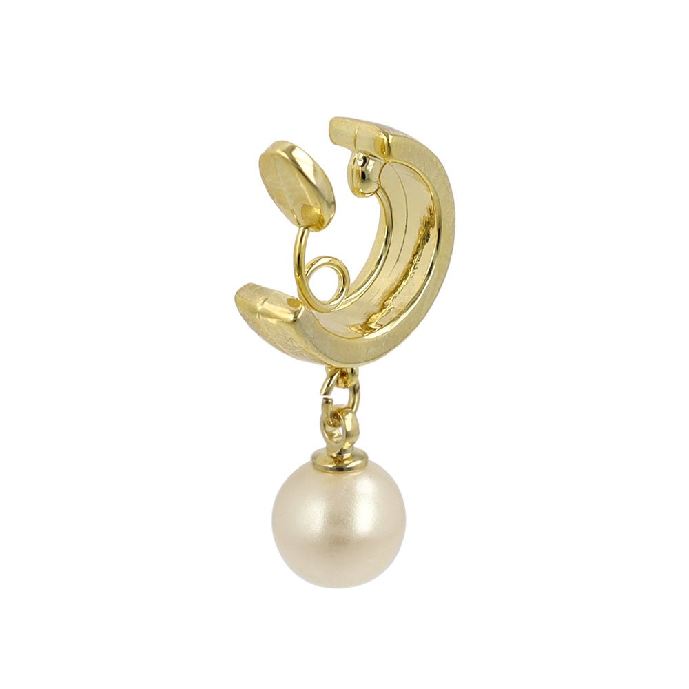 Pearl Drop C Shape Clip Ons
