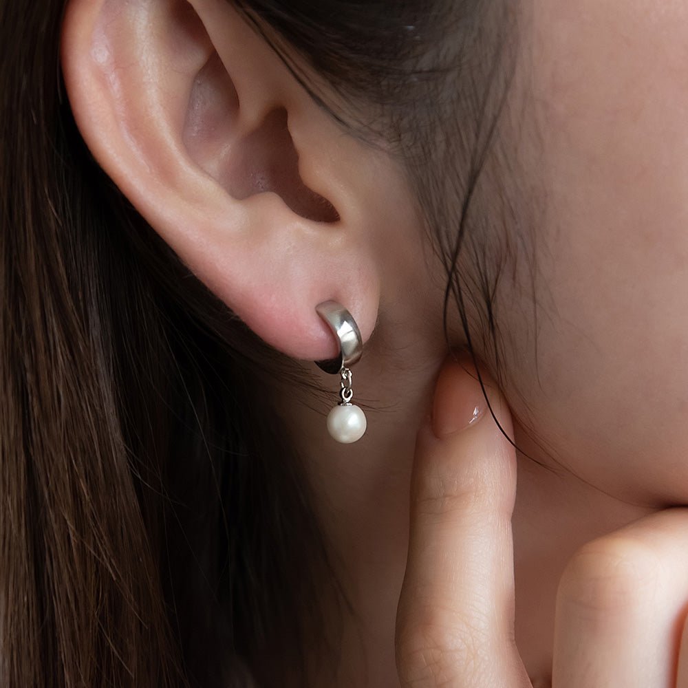 Pearl Drop C Shape Clip Ons