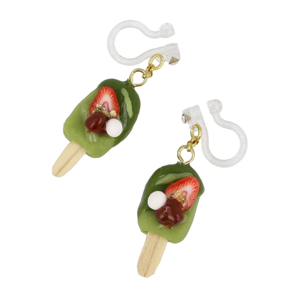Matcha Ice Pop Invisible Clip Ons - Osewaya