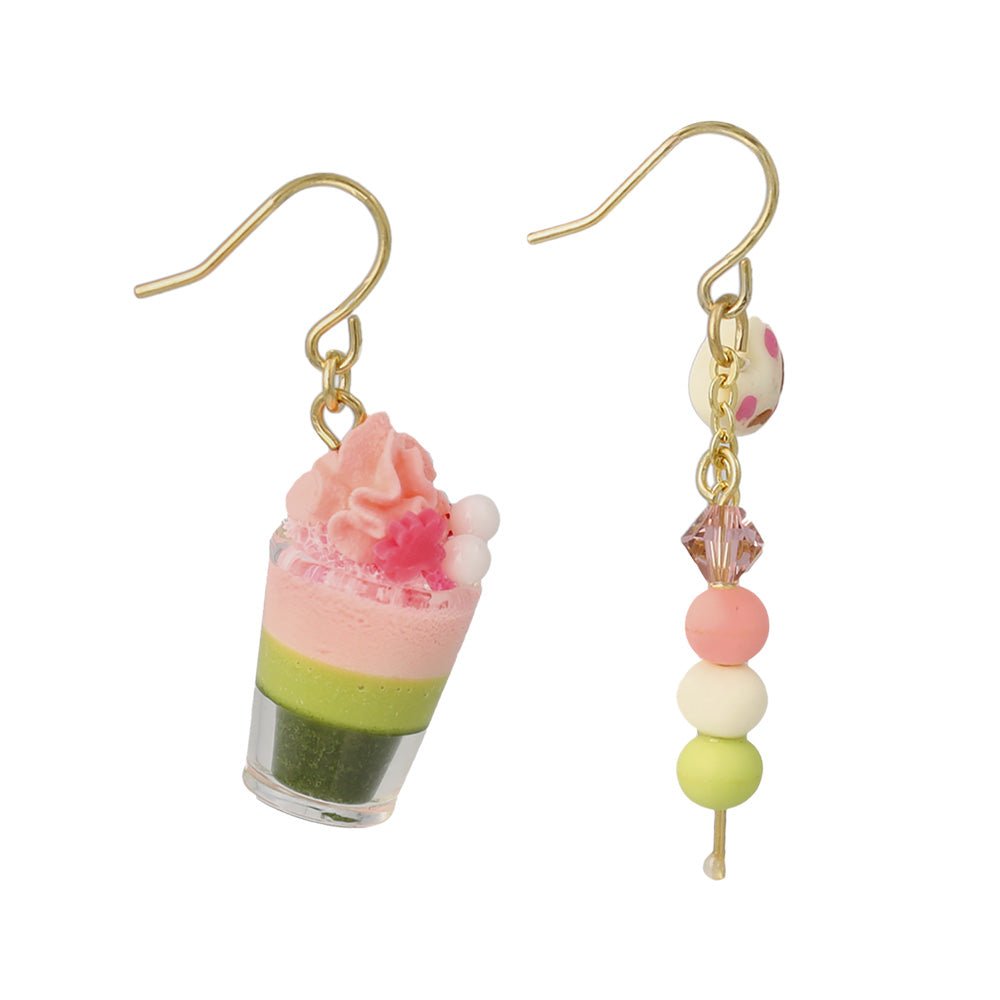 Matcha Parfait and Dango Earrings