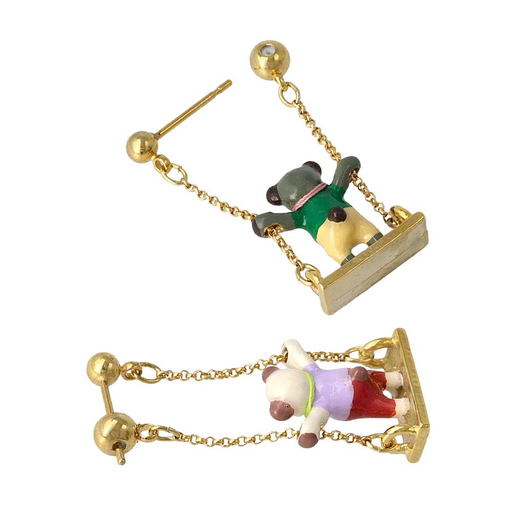 Little Bear Swing Earrings - Osewaya