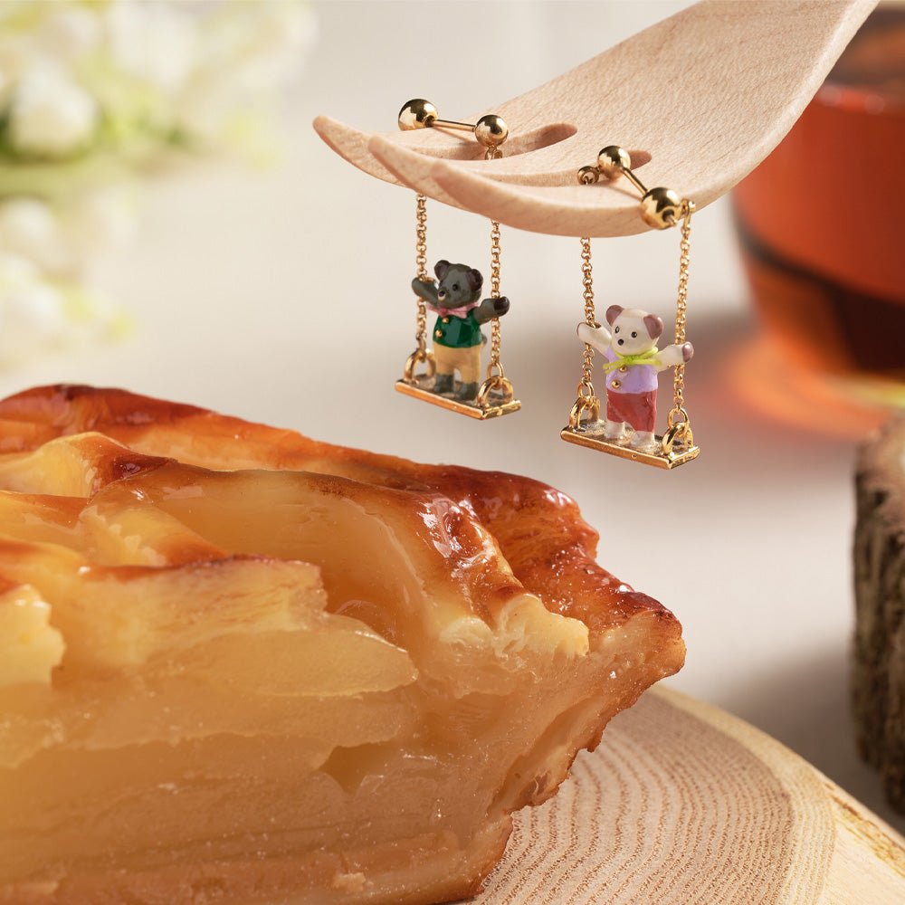 Little Bear Swing Earrings - Osewaya